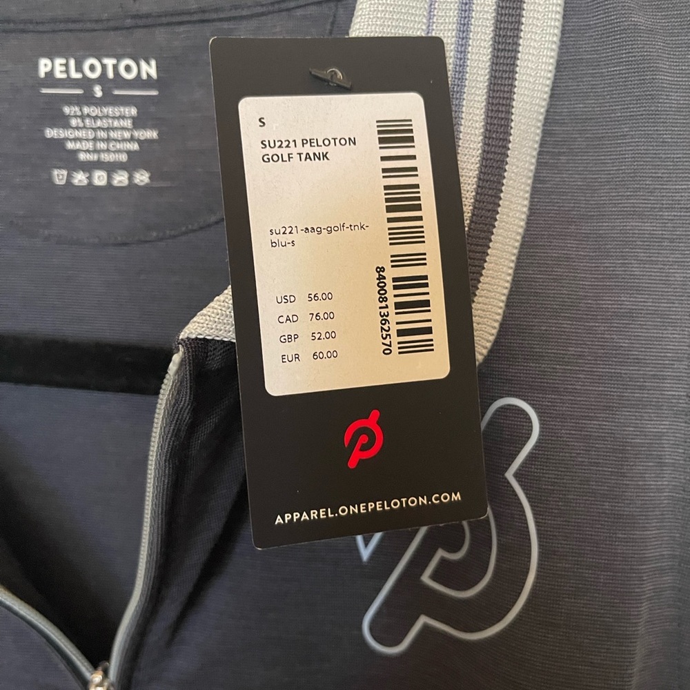 Peloton gold tank new with tags size small - Picture 2 of 4